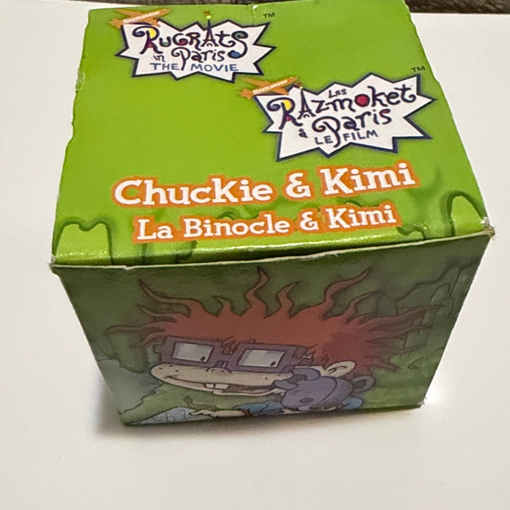 Rugrats in Paris Movie Chatback Watch Chuckie & Kimi 2000 Burger King Vintage